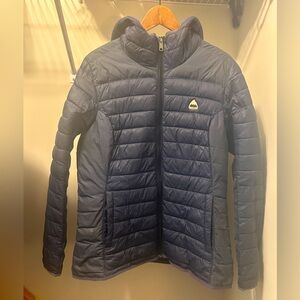 Priced to go - Navy Burton Synthetic Down Fitted Jacket